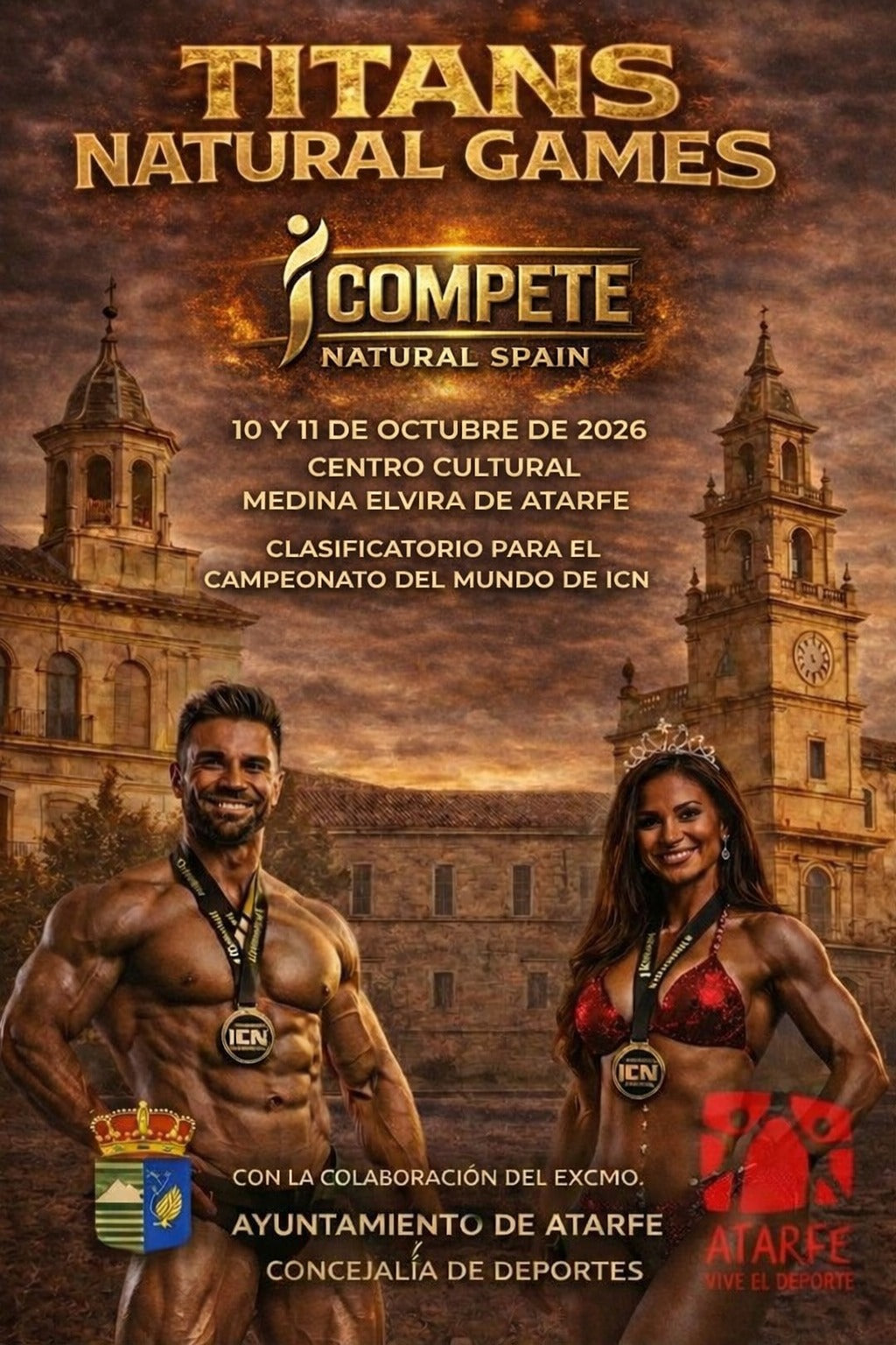Cartel de Titans Natural Games, Atarfe 2026